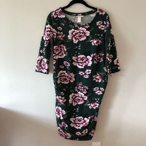 Maternity dress, knee length